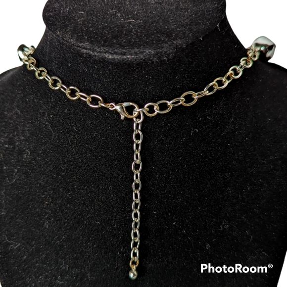 Silver Bells Necklace 18" Chain & 11 Bells Lobster Clasp Adjustable Extension - Picture 2 of 12